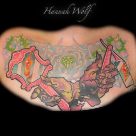 Tattoos - mirror and shave chest tattoo - 116282